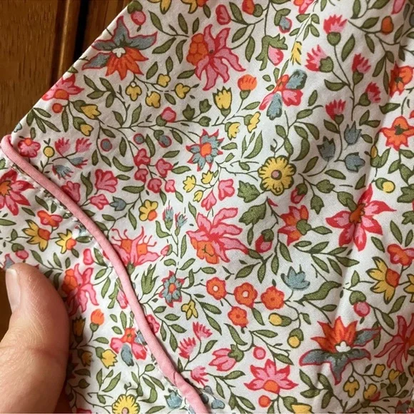 NWT J.Crew floral cotton poplin floral pajamas - Picture 3 of 3